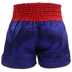 Pantalones Cortos de Muay Thai y Kickboxing Transpirables de Primera Calidad, 160 g/m², para Hombre y Mujer, Servicio OEM Disponible, Técnica de Lavado Especial - Product Image 3