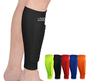 Protector de Espinilla Elástico con Logotipo Personalizado, Soporte de Fútbol Anticolisión, Manga de Compresión Deportiva para Aliviar el Dolor de Piernas - Product Image 3