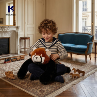 Oreiller de sommeil lesté en coton PP brodé Panda 2026 pour bébé, jouet mignon à porter sur l'épaule pour enfants