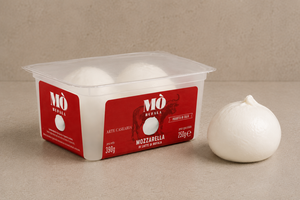 Queso Mozzarella Fresco de Búfala Italiano, 125g, 2 Piezas, Bolsa de 250g, Lácteos de Alta Calidad para Servicios de Alimentación y Venta Minorista - Product Image 1