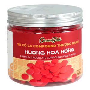 Chocolat Composé en Gros Directement du Fabricant HALAL Chocolat Rose en Forme de Bouton pour Usage en Pâtisserie, Biscuits et Cookies - Product Image 1