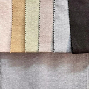 Tissu de chemise en coton teint en fil imprimé Dobby de luxe tissé uni pour robes pour filles garçons exportation internationale - Product Image 1