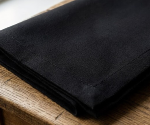Mantel de Lona Negra Resistente al Agua y a las Manchas, 80*80cm, Cubierta de Mesa Tipo Pato para Restaurante, Hostelería, Uso Interior y Exterior - Product Image 2