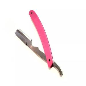 Maquinilla de afeitar profesional de borde recto con cuchillas individuales, maquinilla de afeitar recta para peluquero, venta al por mayor - Product Image 6