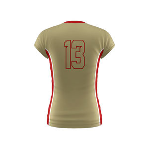 Maillot de volley-ball avec impression numérique Sublimation numérique et style dégradé moderne conçu pour les équipes universitaires - Product Image 4