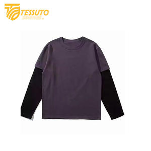 Camisetas de algodón de lino de secado rápido con cuello redondo y serigrafía - Product Image 3