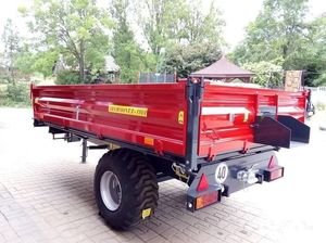 Remorque agricole basculante hydraulique à 4 roues pour tracteur, capacité de charge 2-5 tonnes, garantie 2 ans, haute qualité, charge personnalisable, haute capacité - Product Image 3