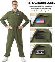 Combinaison tactique unisexe Maverick US GD Pilot de haute qualité en polyester/coton à séchage rapide, camouflage tissé, uniforme pour films et autres usages