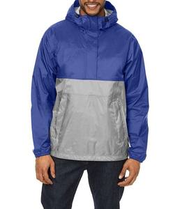 Chaqueta deportiva empalmada con estilo para hombre, a prueba de viento, impermeable, capucha para exteriores, estampado, estilo exterior, gimnasio, chaqueta para correr, chaqueta de nieve - Product Image 4