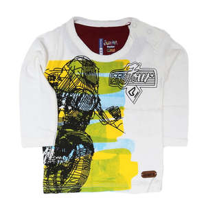 Camiseta de Manga Larga para Bebés Recién Nacidos - Blanca - Product Image 1
