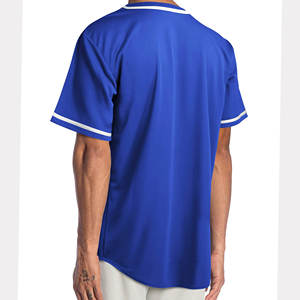 Maillot de baseball sportif respirant style streetwear à manches courtes, tailles standard américaines, prix de gros personnalisé - Product Image 2