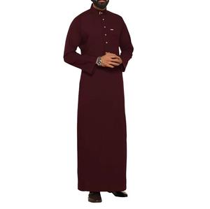 Thobe de luxe gris, Kandura traditionnel, vêtement arabe élégant, Jubba pour homme, doux et respirant, moderne - Product Image 6