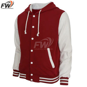 Chaquetas universitarias para hombre al por mayor, chaquetas universitarias lisas con logotipo personalizado, chaqueta universitaria tipo Letterman para hombre - Product Image 3