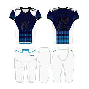 2025 New Wholesale Best Quality Customized Design OEM Comfortable Digital Printed American Football Uniform Set - Product Image 5