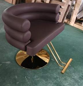 Luxury <b>White</b> Durable Stainless Steel Extendable Modern Swivel Barber <b>Chair</b> Height Adjustable Hotel Use Multi Scene - Product Image 2