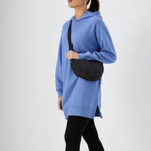 Fabriqué en usine meilleure qualité coton imprimé tricoté tissu femmes coupe-vent palangre à capuche saison d'hiver sweat à capuche court - Product Image 4