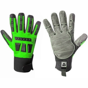 Guantes ligeros de rendimiento Agarre superior y comodidad con protección reforzada para los dedos Hecho de cuero - Product Image 1