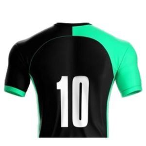 Camiseta de Fútbol Sublimada Personalizada, 100% Poliéster, Transpirable, Ecológica, de Secado Rápido, Cuello Redondo, Manga Corta, Unisex, para Equipos - Product Image 3
