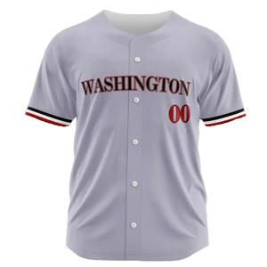Camiseta de Béisbol Profesional para Hombre al por Mayor OEM, Uniforme de Equipo Personalizado, Tejido de Malla Transpirable, Secado Rápido, Costuras Resistentes, Rendimiento Atlético - Product Image 5