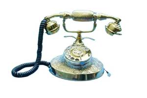 Adornos de teléfono de hierro modernos de mediados de siglo, modelo de teléfono manual antiguo hecho a mano, decoración del hogar, montaje en pared, uso interior - Product Image 5