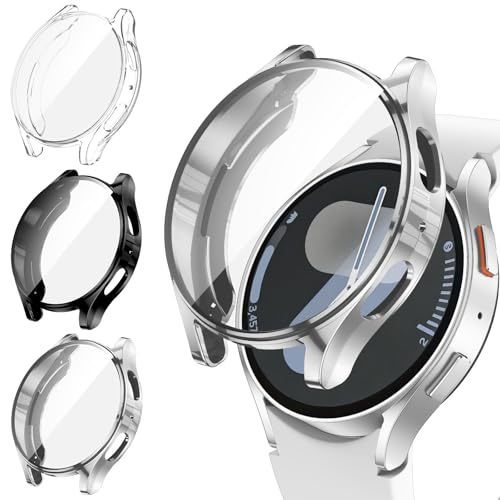 Hot Sale for Samsung galaxy Watch 7 40mm 44mm Soft TPU Bumper Case HD Display Ultra-Thin Full Coverage Screen Protector Cover