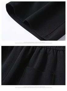 กางเกงขาสั้นลำลองสำหรับผู้ชายและผู้หญิง, กางเกงวอร์มทรงหลวมขนาดใหญ่บางระบายอากาศได้ดีแบบอเมริกันฤดูร้อน - Product Image 2