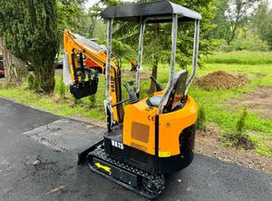 ENVÍO GRATUITO Miniexcavadora MIVA VA15C de 15 HP con cucharón de excavación de 14 pulgadas, control piloto, cabina completa, aprobación EPA y CE, hidráulica auxiliar - Product Image 2