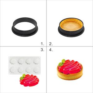 <span class=keywords><strong>Mini</strong></span> <span class=keywords><strong>moule</strong></span> à gâteau <span class=keywords><strong>Bundt</strong></span> <span class=keywords><strong>moule</strong></span> à gâteau en tube cannelé à 6 cavités <span class=keywords><strong>moule</strong></span> de cuisson en Silicone antiadhésif pour Cupcakes beignets - Product Image 4