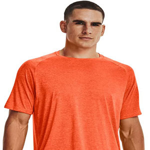 Camiseta personalizada de gimnasio para hombre de media manga transpirable de secado rápido ecológica de alta calidad de talla grande de algodón/poliéster Color cómodo - Product Image 1