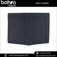 Dompet Pendek Pria Kulit Asli Vintage Kualitas Premium, Penutup Lipat Dua, Ukuran Dapat Disesuaikan, Logo Unik, Katun Perjalanan India