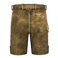 Nouvelles Lederhosen bavaroises pour hommes 2026 – Costume traditionnel d'Oktoberfest avec broderie – Produit en cuir