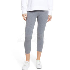 Leggings de yoga pour femmes de haute qualité, faible MOQ, taille élastique, uni, respirant, léger, en spandex/polyester, vêtements de fitness - Product Image 2