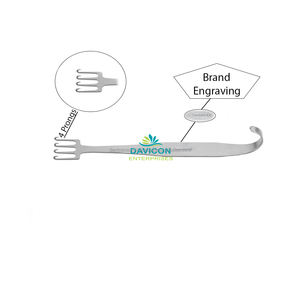 Freeman 10,2 cm Manual de acero inoxidable Estiramiento facial Retractor Instrumento quirúrgico Base para cirugía plástica - Product Image 6