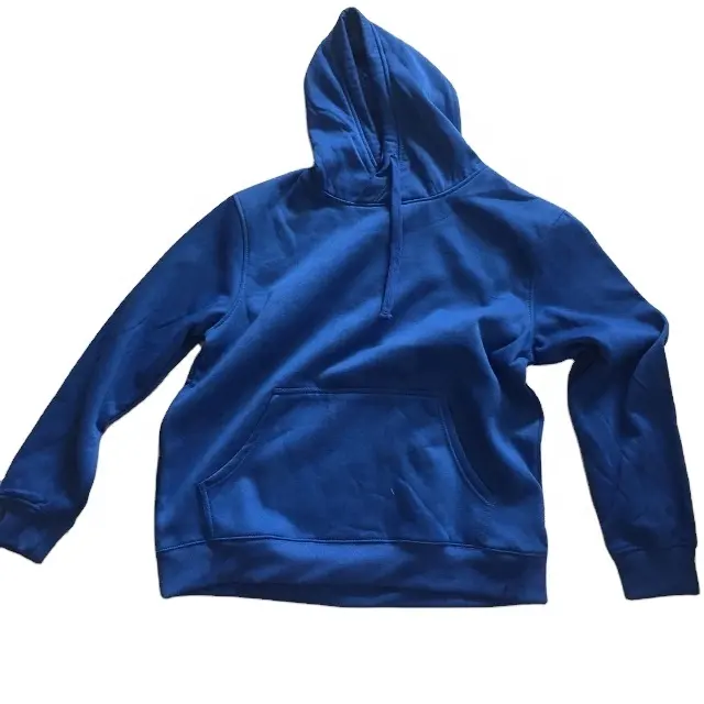 Vente chaude de haute qualité Slim Fit manches longues sweats à capuche bleus et veste sweat-shirt pour hommes