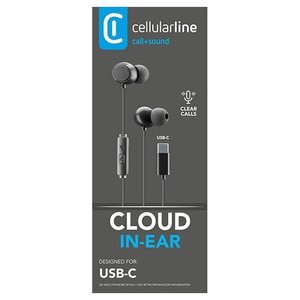 Auriculares con micrófono con cable CLOUD Negro AUINEARTYPECK - Product Image 2
