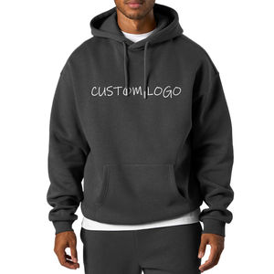 2025 nouveau gros haute qualité poids lourd éponge polaire sweat à capuche vierge pour l'hiver impression en relief pour les vêtements basiques à capuche - Product Image 3