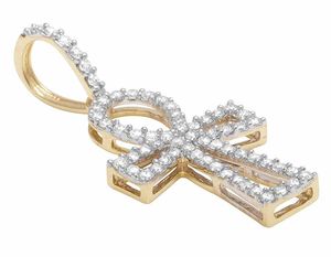 Colgante de Cruz de moissanita completa de plata de ley S925 para hombres y mujeres VVS Hip Hop diseño de joyería fina - Product Image 2