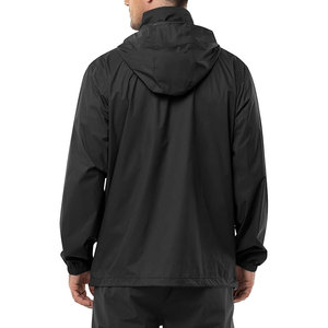 Chaqueta cortavientos para hombre 2025 personalizable, ligera, 100% poliéster, logotipo bordado, cremallera, soporte Vintage, cortavientos de dos tonos - Product Image 2