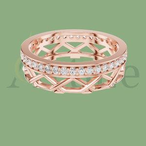 แหวนชื่อมงกุฎที่กำหนดเอง10K สำหรับเธอ - Product Image 1