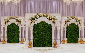 Mandap de Boda Estilo Raj Mahal con Domo, Decoración de Escenario de Boda Blanca Premium, Calidad de Exportación, Tendencia 2026, Mandap para EE. UU. - Product Image 2