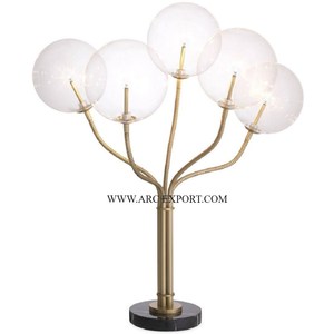 Décoration de table en laiton pur fait à la main lampadaires de mariage d'intérieur accessoires éclaircissants stations balnéaires et café lampe de décoration de table - Product Image 6