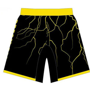 Pantalones cortos de ropa MMA personalizados de fabricante OEM, estilo callejero, sólidos, ecológicos, duraderos, de poliéster, tendencia, sublimación - Product Image 2