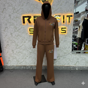 Vente chaude Meilleure qualité Personnalisé Client Le plus demandé Prix bas Style Unique Long cordon Unisexe Zipper Survêtements - Product Image 5