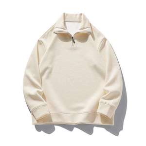 Sudadera con Cierre de Cremallera de 1/4 para Hombre, con Logotipo Bordado, de Algodón, para Sublimación, Sudadera con Cremallera Corta - Product Image 3