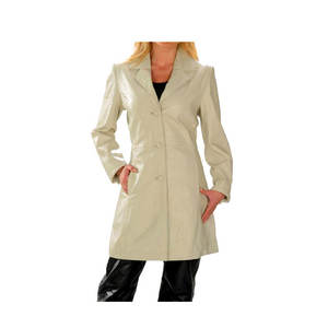 Blazer en cuir pour femme 2022, haute qualité, coupe-vent en peau de mouton - Product Image 3