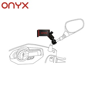 Motorbike motorcycle side <b>mirror</b> clamp phone mount - Product Image 4
