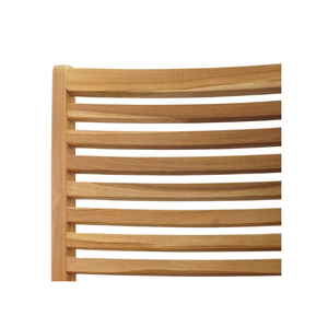 Silla de jardín de teca plegable de primera calidad con reposabrazos Muebles de comedor al aire libre de madera maciza para patio y balcón - Product Image 3