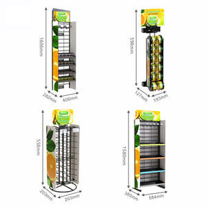 Présentoir à collations promotionnel personnalisé support facile à assembler pour la construction de l'intérieur de magasin moderne lancement de nouveau produit - Product Image 4