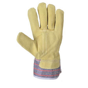 Gants de travail de haute qualité à prix bon marché Matériau durable en cuir Gants de travail de sécurité - Product Image 4