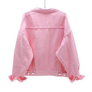 Ropa de moda, chaqueta de mujer de alta calidad, abrigos para damas, producto de tendencia superior, chaqueta vaquera con cuello vuelto para mujer - Product Image 2